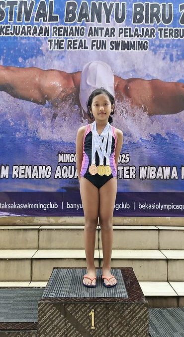 Jovanka Membawa Pulang Juara dalam bidang Olahraga Renang
