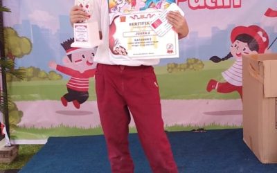 Sharonn meraih Juara dalam Karnaval Merah Putih