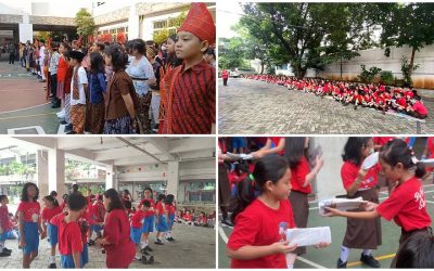 Kemeriahan HUT RI Ke-80 di SD Strada Van Lith II