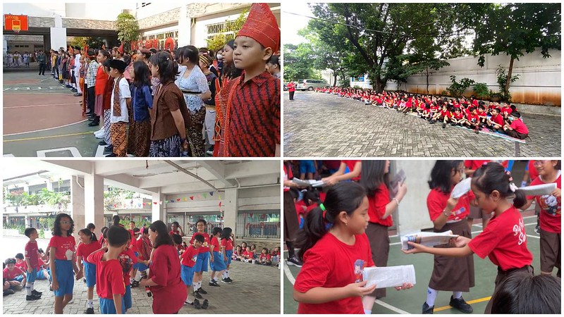 Kemeriahan HUT RI Ke-80 di SD Strada Van Lith II