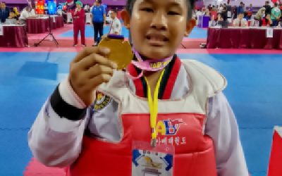 Siswa Strada Meraih Medali Emas dalam olahraga Taekwondo
