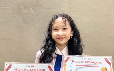 Florencia, Siswi SD Strada Vanlith II Meraih juara!