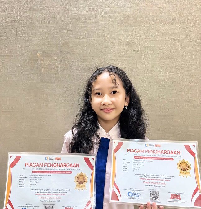 Florencia, Siswi SD Strada Vanlith II Meraih juara!