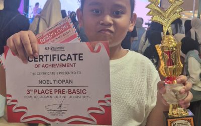 Tiopan membawa pulang Juara dalam Tournament Catur!